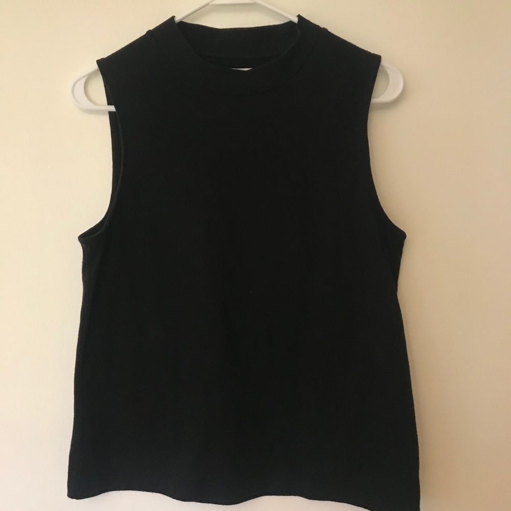Madewell mock-neck sleeveless top